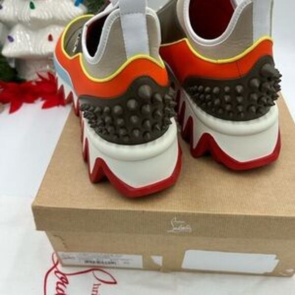 Men's Christian Louboutin SHARKYLOUB SP sneakers size 46 made in Italy - Picture 4 of 10